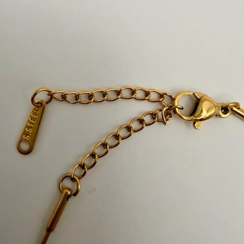 Gold Stainless Steel Beaded Snake Chain Bracelet Dainty Minimalist